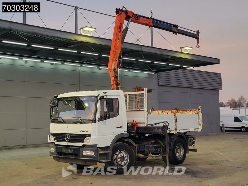 Mercedes-Benz Atego 1624 4X2 Palfinger PK10000 Kran Crane Manual Steelsuspension Euro 4 - Φορτηγό ανατρεπόμενο, Φορτηγό με γερανό: φωτογραφία 3 Mercedes-Benz Atego 1624 4X2 Palfinger PK10000 Kran Crane Manual Steelsuspension Euro 4 - Φορτηγό ανατρεπόμενο, Φορτηγό με γερανό: φωτογραφία 3