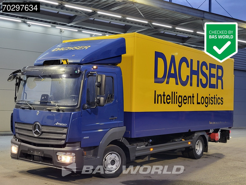 Mercedes-Benz Atego 816 4X2 8tonner Automatic 1000kg Ladebordwand Euro 6 - Φορτηγό κόφα: φωτογραφία 1 Mercedes-Benz Atego 816 4X2 8tonner Automatic 1000kg Ladebordwand Euro 6 - Φορτηγό κόφα: φωτογραφία 1