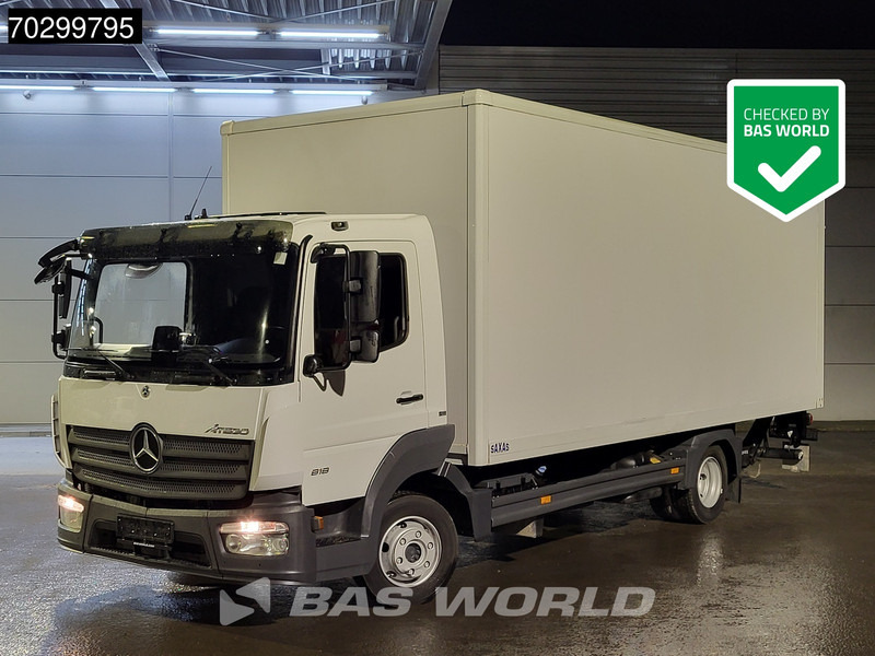 Mercedes-Benz Atego 818 4X2 8 tonner Automatic 1000kg Ladebordwand Euro 6 - Φορτηγό κόφα: φωτογραφία 1 Mercedes-Benz Atego 818 4X2 8 tonner Automatic 1000kg Ladebordwand Euro 6 - Φορτηγό κόφα: φωτογραφία 1