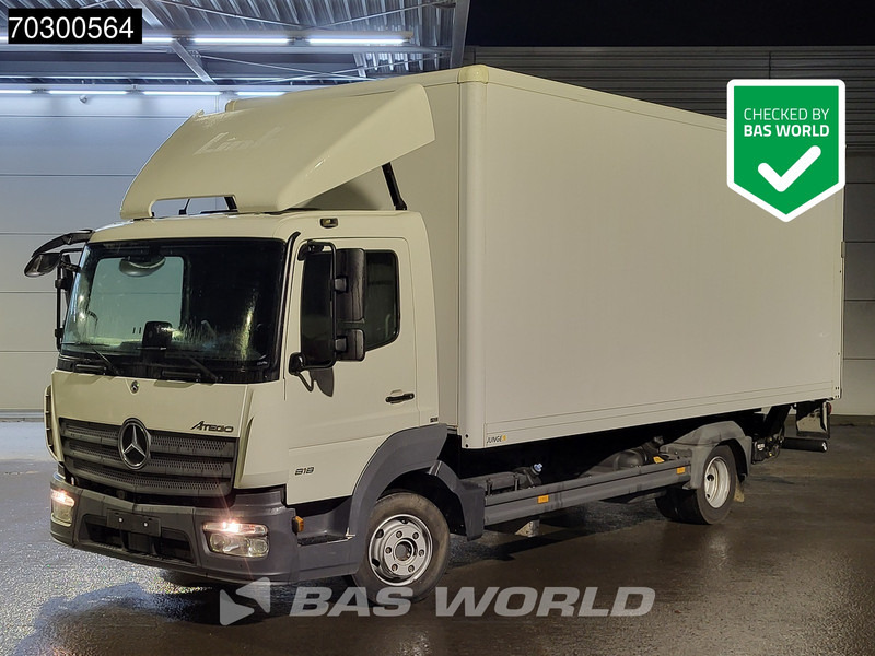 Mercedes-Benz Atego 818 4X2 8tonner 1500kg Ladebordwand Automatic Euro 6 - Φορτηγό κόφα: φωτογραφία 1 Mercedes-Benz Atego 818 4X2 8tonner 1500kg Ladebordwand Automatic Euro 6 - Φορτηγό κόφα: φωτογραφία 1