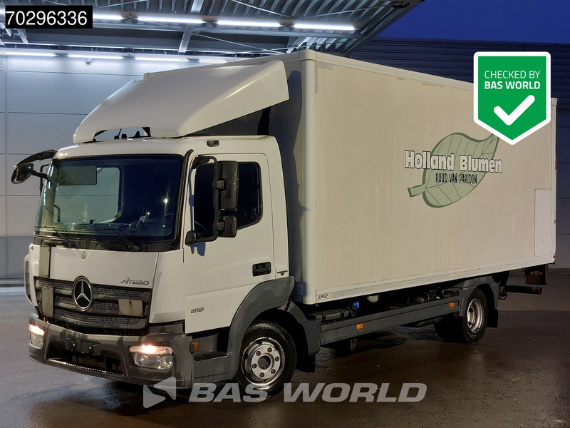 Mercedes-Benz Atego 818 4X2 8tonner Automatic 1000kg Ladebordwand Airco Cruise control Euro 6 - Φορτηγό κόφα: φωτογραφία 1 Mercedes-Benz Atego 818 4X2 8tonner Automatic 1000kg Ladebordwand Airco Cruise control Euro 6 - Φορτηγό κόφα: φωτογραφία 1