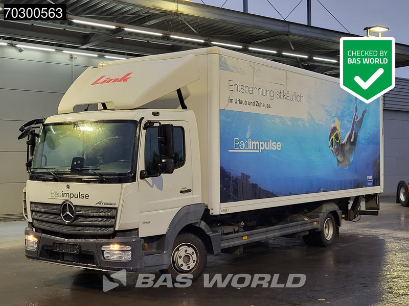 Mercedes-Benz Atego 818 4X2 8tonner Automatic 1500kg Ladebordwand Euro 6 - Φορτηγό κόφα: φωτογραφία 1 Mercedes-Benz Atego 818 4X2 8tonner Automatic 1500kg Ladebordwand Euro 6 - Φορτηγό κόφα: φωτογραφία 1