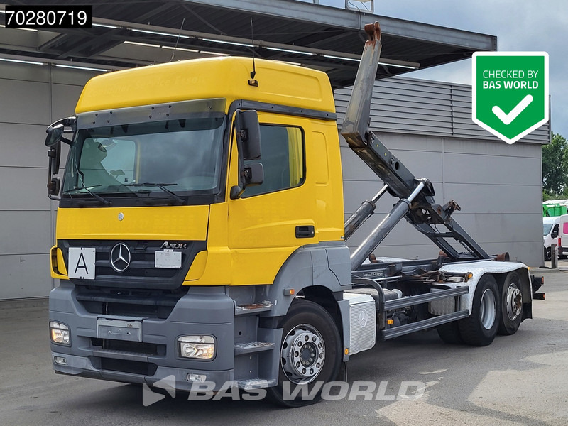 Mercedes-Benz Axor 2543 6X2 Meiller RK 20.70 hooklift Manual Retarder Liftachse Euro 5 - Φορτηγό φόρτωσης γάντζου: φωτογραφία 1 Mercedes-Benz Axor 2543 6X2 Meiller RK 20.70 hooklift Manual Retarder Liftachse Euro 5 - Φορτηγό φόρτωσης γάντζου: φωτογραφία 1