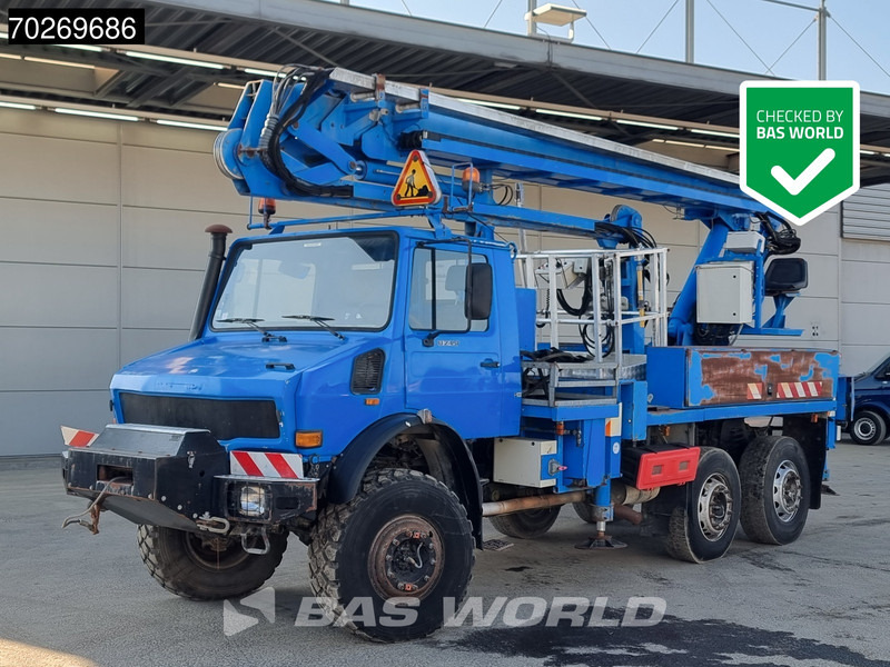 Mercedes-Benz Unimog 6X6 Unimog Engin EGI TP 226 hubarbeitsbühne Manual Euro 2 - Φορτηγό με γερανό: φωτογραφία 1 Mercedes-Benz Unimog 6X6 Unimog Engin EGI TP 226 hubarbeitsbühne Manual Euro 2 - Φορτηγό με γερανό: φωτογραφία 1