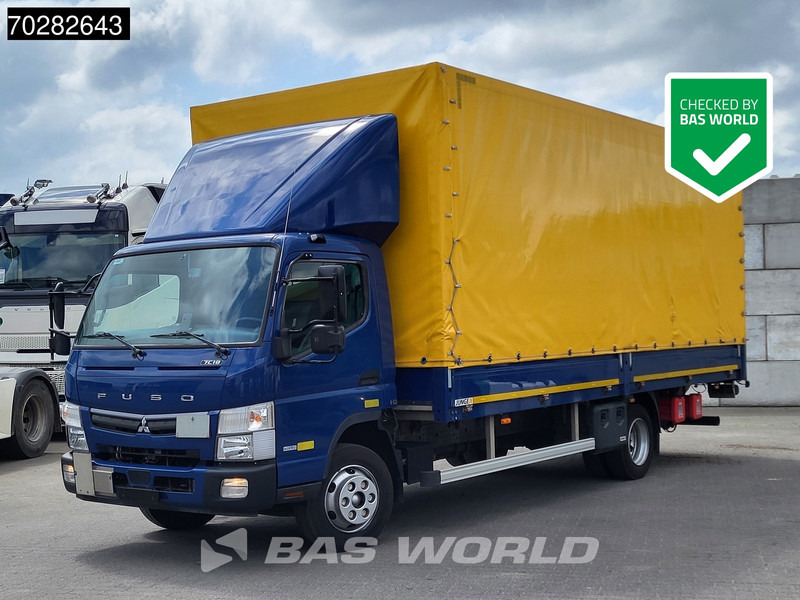 Mitsubishi 7C18 4X2 7.5tons Curtainsides Ladebordwand Automatic Euro 6 - Φορτηγό κόφα: φωτογραφία 1 Mitsubishi 7C18 4X2 7.5tons Curtainsides Ladebordwand Automatic Euro 6 - Φορτηγό κόφα: φωτογραφία 1
