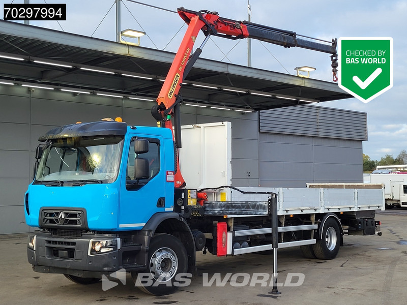 Renault C 320 C 4X2 Palfinger PK 12002 EH Euro 6 - Φορτηγό με ανοιχτή καρότσα, Φορτηγό με γερανό: φωτογραφία 1 Renault C 320 C 4X2 Palfinger PK 12002 EH Euro 6 - Φορτηγό με ανοιχτή καρότσα, Φορτηγό με γερανό: φωτογραφία 1