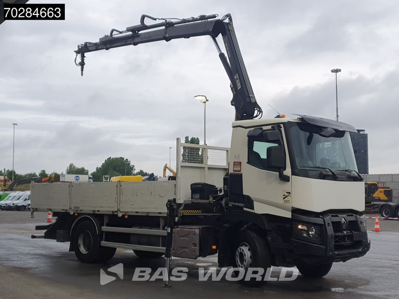 Renault C 380 4X2 HIAB 122 B-3 HIDUO Kran Crane Steelsuspension Big-Axle Euro 6 - Φορτηγό με ανοιχτή καρότσα, Φορτηγό με γερανό: φωτογραφία 3 Renault C 380 4X2 HIAB 122 B-3 HIDUO Kran Crane Steelsuspension Big-Axle Euro 6 - Φορτηγό με ανοιχτή καρότσα, Φορτηγό με γερανό: φωτογραφία 3
