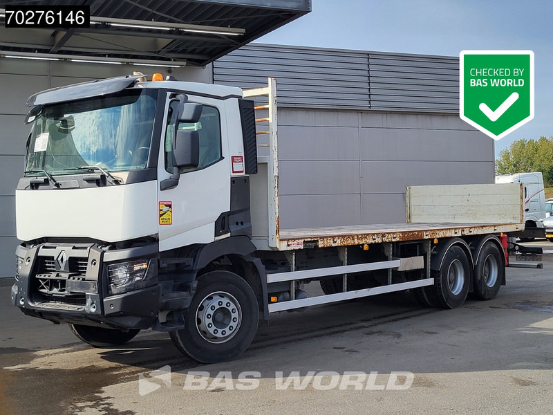 Renault C 380 6X4 7500mm platform Automatic Retarder Euro 6 - Φορτηγό με ανοιχτή καρότσα: φωτογραφία 1 Renault C 380 6X4 7500mm platform Automatic Retarder Euro 6 - Φορτηγό με ανοιχτή καρότσα: φωτογραφία 1