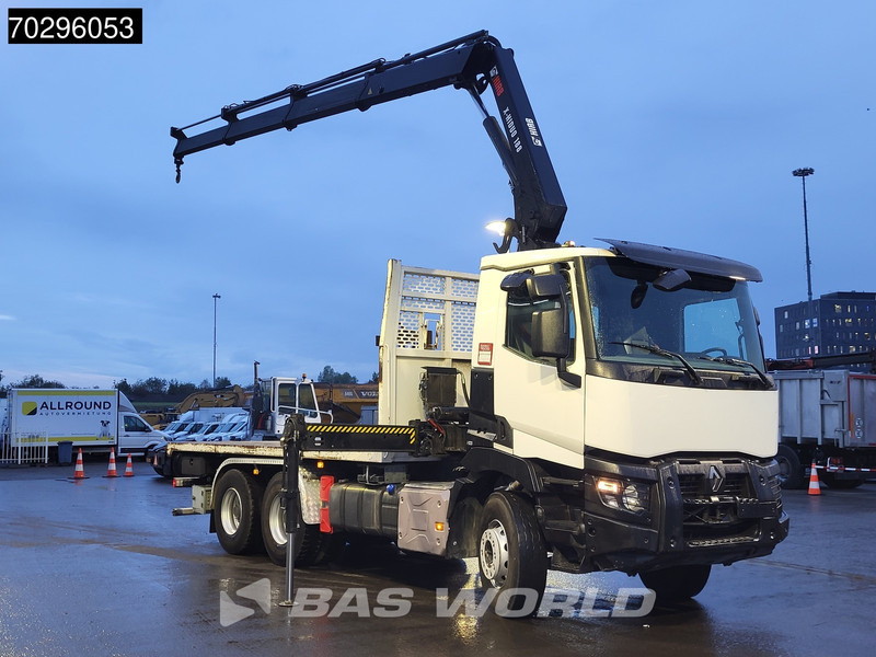 Renault C 430 6X4 HIAB 188 ES-3 X-HIDUO Crane Retarder Steelsuspension Big-Axle Euro 6 - Φορτηγό με ανοιχτή καρότσα, Φορτηγό με γερανό: φωτογραφία 3 Renault C 430 6X4 HIAB 188 ES-3 X-HIDUO Crane Retarder Steelsuspension Big-Axle Euro 6 - Φορτηγό με ανοιχτή καρότσα, Φορτηγό με γερανό: φωτογραφία 3