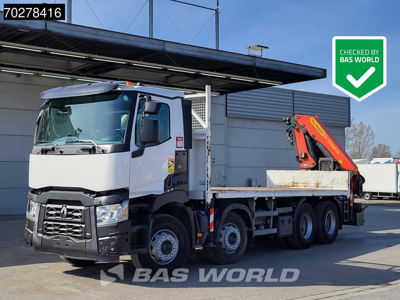Renault C 430 8X4 Palfinger PK33002EH Euro 6 Big Axle - Φορτηγό με ανοιχτή καρότσα, Φορτηγό με γερανό: φωτογραφία 2 Renault C 430 8X4 Palfinger PK33002EH Euro 6 Big Axle - Φορτηγό με ανοιχτή καρότσα, Φορτηγό με γερανό: φωτογραφία 2