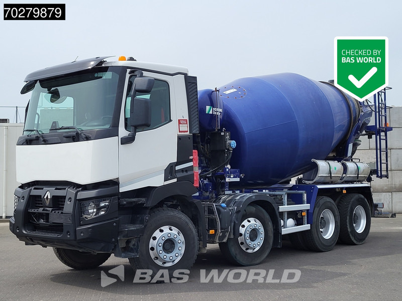Renault C 430 C 8X4 9m3 Schwing Stetter mixer Big-Axle Automatic Euro 6 - Μπετονιέρα φορτηγό: φωτογραφία 1 Renault C 430 C 8X4 9m3 Schwing Stetter mixer Big-Axle Automatic Euro 6 - Μπετονιέρα φορτηγό: φωτογραφία 1