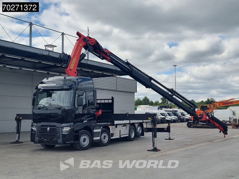 Renault C 520 8X2 Palfinger PK65002 SH Crane Jib Winch Lift+steering Axle Euro 6 - Φορτηγό με ανοιχτή καρότσα, Φορτηγό με γερανό: φωτογραφία 5 Renault C 520 8X2 Palfinger PK65002 SH Crane Jib Winch Lift+steering Axle Euro 6 - Φορτηγό με ανοιχτή καρότσα, Φορτηγό με γερανό: φωτογραφία 5