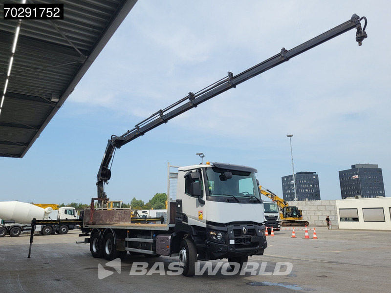 Renault K 380 6X4 HIAB X-HIDUO 188 E-5 Crane Steelsuspension Big-Axle Automatic Euro 6 - Φορτηγό με ανοιχτή καρότσα, Φορτηγό με γερανό: φωτογραφία 3 Renault K 380 6X4 HIAB X-HIDUO 188 E-5 Crane Steelsuspension Big-Axle Automatic Euro 6 - Φορτηγό με ανοιχτή καρότσα, Φορτηγό με γερανό: φωτογραφία 3