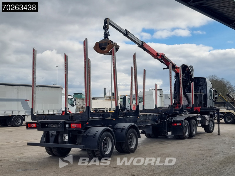 Renault K 520 6X6 Holz Kran Palfinger Q180Z96 6x6 Big-Axle Steelsuspension - Φορτηγό ξυλείας, Φορτηγό με γερανό: φωτογραφία 3 Renault K 520 6X6 Holz Kran Palfinger Q180Z96 6x6 Big-Axle Steelsuspension - Φορτηγό ξυλείας, Φορτηγό με γερανό: φωτογραφία 3