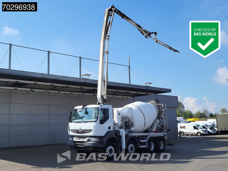 Renault Kerax 410 8X4 Mecbo PUMI 24 Mtr 7m3 mixer Automatic Euro 4 - Αντλία σκυροδέματος: φωτογραφία 1 Renault Kerax 410 8X4 Mecbo PUMI 24 Mtr 7m3 mixer Automatic Euro 4 - Αντλία σκυροδέματος: φωτογραφία 1