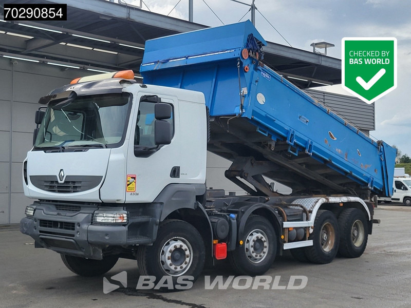 Renault Kerax 430 8X4 15m3 Forez Bennes Tipper 3-sides Steelsuspension Big-Axle Automatic Euro 5 - Φορτηγό ανατρεπόμενο: φωτογραφία 1 Renault Kerax 430 8X4 15m3 Forez Bennes Tipper 3-sides Steelsuspension Big-Axle Automatic Euro 5 - Φορτηγό ανατρεπόμενο: φωτογραφία 1