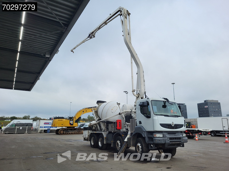 Renault Kerax 8X4 Mecbo M3-23/100-BZ Pomp+Mixer Big-Axle Steelsuspension Euro 5 - Μπετονιέρα φορτηγό: φωτογραφία 3 Renault Kerax 8X4 Mecbo M3-23/100-BZ Pomp+Mixer Big-Axle Steelsuspension Euro 5 - Μπετονιέρα φορτηγό: φωτογραφία 3