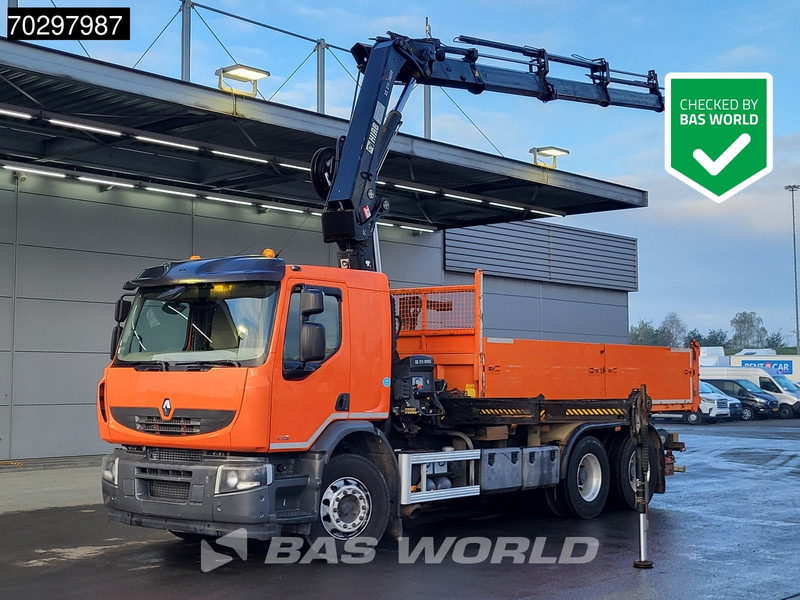 Renault Premium 430 Lander 6X4 10m3 Atelier Tipper RC HIAB 211 EP-4 Crane Big-Axle Euro 5 - Φορτηγό ανατρεπόμενο, Φορτηγό με γερανό: φωτογραφία 1 Renault Premium 430 Lander 6X4 10m3 Atelier Tipper RC HIAB 211 EP-4 Crane Big-Axle Euro 5 - Φορτηγό ανατρεπόμενο, Φορτηγό με γερανό: φωτογραφία 1
