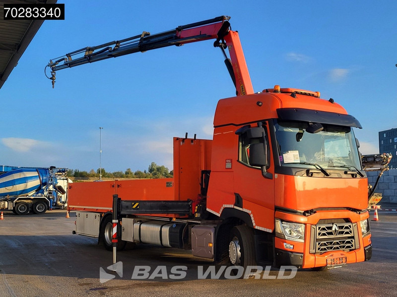 Renault T 380 4X2 Palfinger PK18002-EH Kran Crane Retarder Standklima Euro 6 - Φορτηγό με ανοιχτή καρότσα, Φορτηγό με γερανό: φωτογραφία 3 Renault T 380 4X2 Palfinger PK18002-EH Kran Crane Retarder Standklima Euro 6 - Φορτηγό με ανοιχτή καρότσα, Φορτηγό με γερανό: φωτογραφία 3