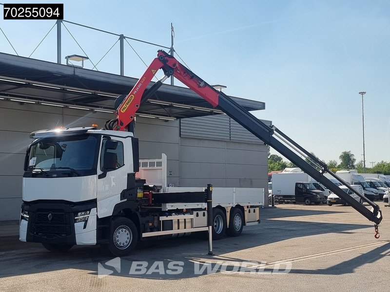 Renault T 440 6X2 2024 NL reg. possible Palfinger PK24.001 SLD Crane Lift+Lenkasche Euro 6 - Φορτηγό με ανοιχτή καρότσα, Φορτηγό με γερανό: φωτογραφία 3 Renault T 440 6X2 2024 NL reg. possible Palfinger PK24.001 SLD Crane Lift+Lenkasche Euro 6 - Φορτηγό με ανοιχτή καρότσα, Φορτηγό με γερανό: φωτογραφία 3