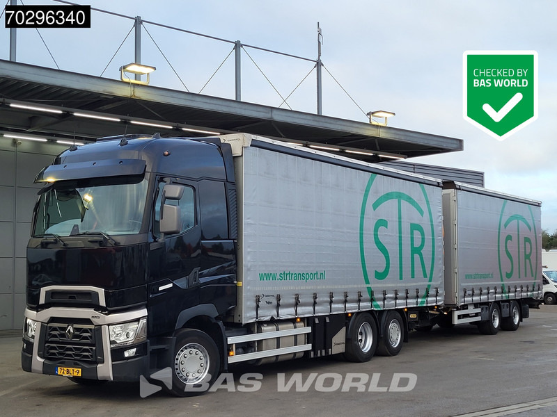 Renault T 480 6X2 NL-Truck combi Liftaxle 1500kg Ladebordwand Euro 6 - Φορτηγό μουσαμάς: φωτογραφία 1 Renault T 480 6X2 NL-Truck combi Liftaxle 1500kg Ladebordwand Euro 6 - Φορτηγό μουσαμάς: φωτογραφία 1