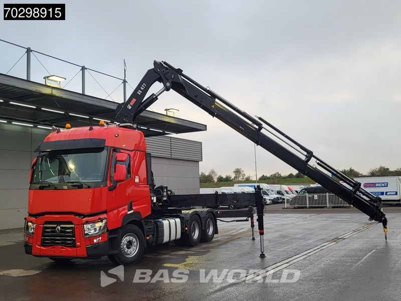 Renault T 520 6X4 Hiab 477E-7 HIDUO Crane Kran Big-Axle Euro 6 - Τράκτορας: φωτογραφία 5 Renault T 520 6X4 Hiab 477E-7 HIDUO Crane Kran Big-Axle Euro 6 - Τράκτορας: φωτογραφία 5