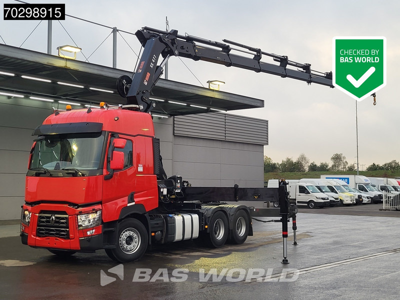Renault T 520 6X4 Hiab 477E-7 HIDUO Crane Kran Big-Axle Euro 6 - Τράκτορας: φωτογραφία 1 Renault T 520 6X4 Hiab 477E-7 HIDUO Crane Kran Big-Axle Euro 6 - Τράκτορας: φωτογραφία 1