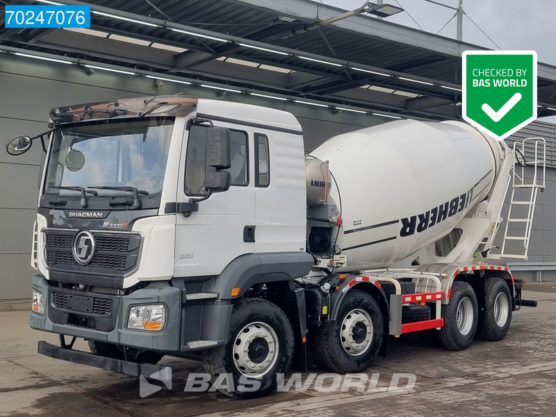 SHACMAN 8x4 EURO 6 8X4 NEW! 8m3 Liebherr Mixer Big-Axle Steel Suspension - Μπετονιέρα φορτηγό: φωτογραφία 1 SHACMAN 8x4 EURO 6 8X4 NEW! 8m3 Liebherr Mixer Big-Axle Steel Suspension - Μπετονιέρα φορτηγό: φωτογραφία 1