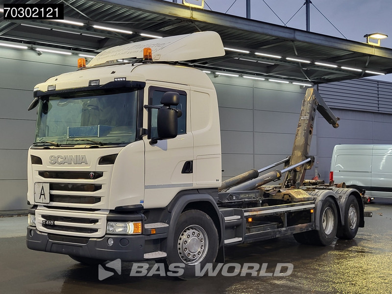 Scania G410 6X2 20tons Meiller containersystem Lift+steering Axle Retarder Euro 6 - Φορτηγό φόρτωσης γάντζου: φωτογραφία 3 Scania G410 6X2 20tons Meiller containersystem Lift+steering Axle Retarder Euro 6 - Φορτηγό φόρτωσης γάντζου: φωτογραφία 3