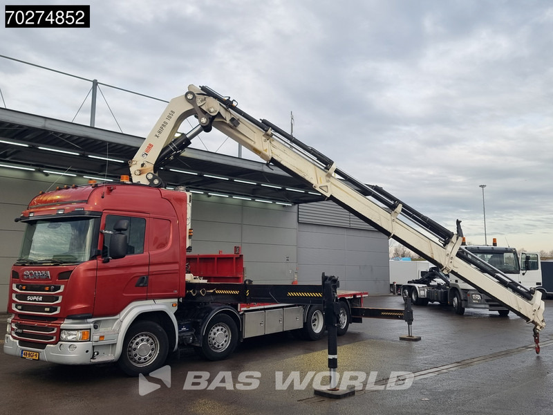 Scania G450 8X2 NL-Truck Hiab X-HIPRO 1058EP-6 Kran Front stab Retarder Euro 6 - Φορτηγό με ανοιχτή καρότσα, Φορτηγό με γερανό: φωτογραφία 5 Scania G450 8X2 NL-Truck Hiab X-HIPRO 1058EP-6 Kran Front stab Retarder Euro 6 - Φορτηγό με ανοιχτή καρότσα, Φορτηγό με γερανό: φωτογραφία 5