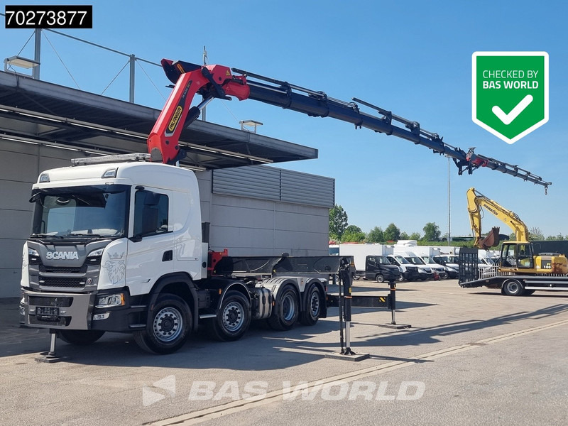 Scania G500 8X2 Retarder Liftachse Palfinger Kran PK 58.002 TEC F + JIB - Τράκτορας: φωτογραφία 1 Scania G500 8X2 Retarder Liftachse Palfinger Kran PK 58.002 TEC F + JIB - Τράκτορας: φωτογραφία 1