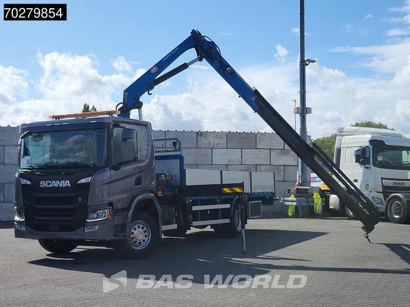 Scania P280 4X2 HMF 1420K-RC Kran Crane Automatic Euro 6 - Φορτηγό με ανοιχτή καρότσα, Φορτηγό με γερανό: φωτογραφία 5 Scania P280 4X2 HMF 1420K-RC Kran Crane Automatic Euro 6 - Φορτηγό με ανοιχτή καρότσα, Φορτηγό με γερανό: φωτογραφία 5