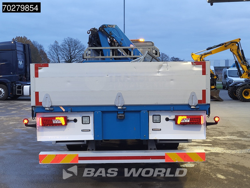 Φορτηγό με ανοιχτή καρότσα, Φορτηγό με γερανό Scania P280 4X2 HMF 1420K-RC Kran Crane Leather seats Automatic Euro 6: φωτογραφία 10