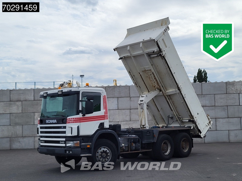 Scania P340 6X4 2 side11m3 Bennes Tipper Big-Axle Steelsuspension Manual Euro 3 - Φορτηγό ανατρεπόμενο: φωτογραφία 1 Scania P340 6X4 2 side11m3 Bennes Tipper Big-Axle Steelsuspension Manual Euro 3 - Φορτηγό ανατρεπόμενο: φωτογραφία 1