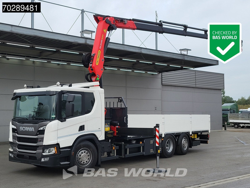 Scania P410 6X2 NEW! Palfinger PK24-001 SLD 5 Kran Crane Retarder Lift+steering axle - Φορτηγό με ανοιχτή καρότσα, Φορτηγό με γερανό: φωτογραφία 1 Scania P410 6X2 NEW! Palfinger PK24-001 SLD 5 Kran Crane Retarder Lift+steering axle - Φορτηγό με ανοιχτή καρότσα, Φορτηγό με γερανό: φωτογραφία 1