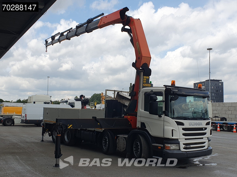 Scania P420 8X4 Palfinger PK 53002-SH Crane Lift+steering Manual Big-Axle Euro 5 - Φορτηγό με ανοιχτή καρότσα, Φορτηγό με γερανό: φωτογραφία 3 Scania P420 8X4 Palfinger PK 53002-SH Crane Lift+steering Manual Big-Axle Euro 5 - Φορτηγό με ανοιχτή καρότσα, Φορτηγό με γερανό: φωτογραφία 3