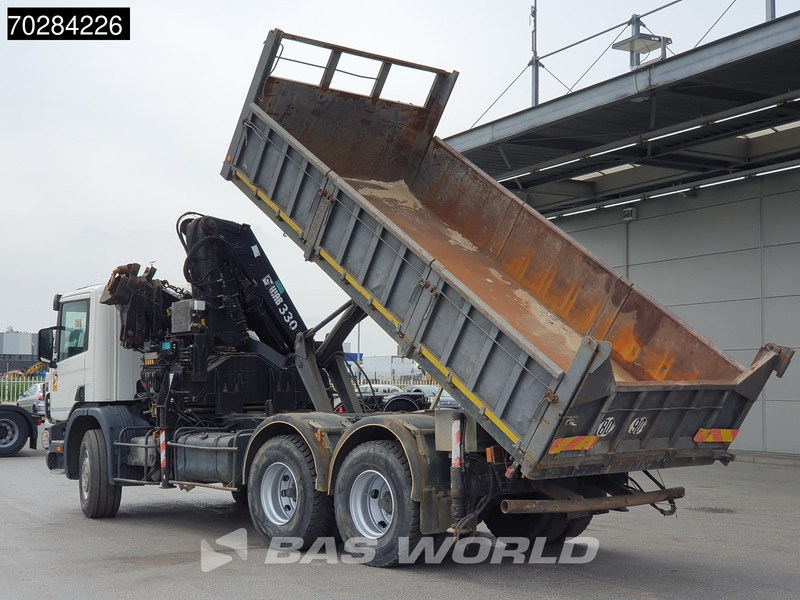 Scania P94 6X4 Hiab 330-4 Kran Crane 9m3 tipper Manual Steelsuspension Euro 3 - Φορτηγό ανατρεπόμενο, Φορτηγό με γερανό: φωτογραφία 3 Scania P94 6X4 Hiab 330-4 Kran Crane 9m3 tipper Manual Steelsuspension Euro 3 - Φορτηγό ανατρεπόμενο, Φορτηγό με γερανό: φωτογραφία 3