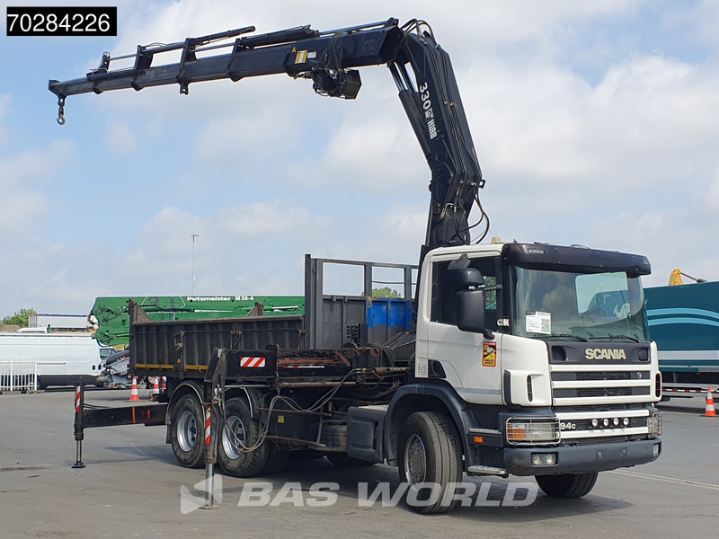 Scania P94 6X4 Hiab 330-4 Kran Crane 9m3 tipper Manual Steelsuspension Euro 3 - Φορτηγό ανατρεπόμενο, Φορτηγό με γερανό: φωτογραφία 3 Scania P94 6X4 Hiab 330-4 Kran Crane 9m3 tipper Manual Steelsuspension Euro 3 - Φορτηγό ανατρεπόμενο, Φορτηγό με γερανό: φωτογραφία 3