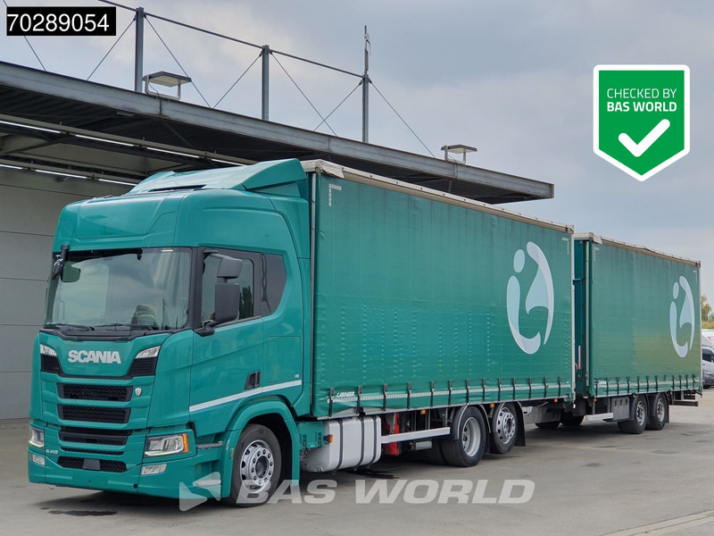 Scania R410 6X2 Combi Retarder Standklima lifting roof ACC LED Euro 6 - Φορτηγό μουσαμάς: φωτογραφία 1 Scania R410 6X2 Combi Retarder Standklima lifting roof ACC LED Euro 6 - Φορτηγό μουσαμάς: φωτογραφία 1