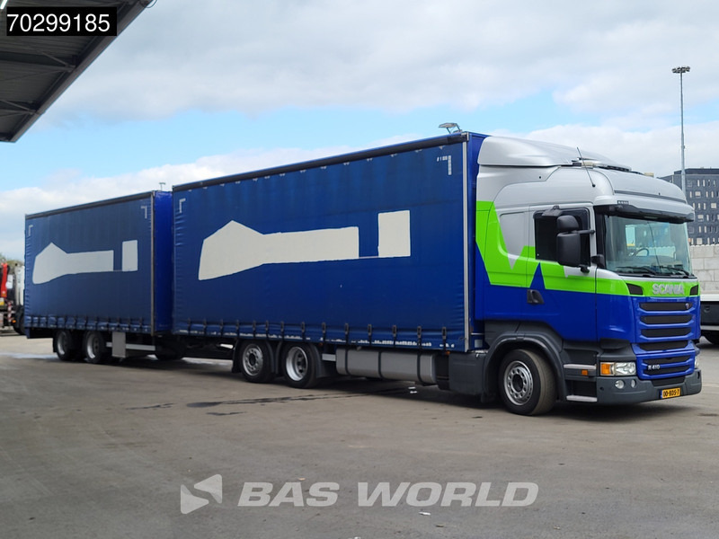 Scania R410 R 6X2 NL-Truck Standairco Lift+Steering-Axle Automatic Euro 6 - Φορτηγό μουσαμάς: φωτογραφία 3 Scania R410 R 6X2 NL-Truck Standairco Lift+Steering-Axle Automatic Euro 6 - Φορτηγό μουσαμάς: φωτογραφία 3