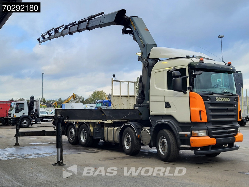 Scania R420 8X2 Palfinger PK74002 Kran Crane Retarder Lift-Steering Axle Euro 4 - Φορτηγό με ανοιχτή καρότσα, Φορτηγό με γερανό: φωτογραφία 3 Scania R420 8X2 Palfinger PK74002 Kran Crane Retarder Lift-Steering Axle Euro 4 - Φορτηγό με ανοιχτή καρότσα, Φορτηγό με γερανό: φωτογραφία 3