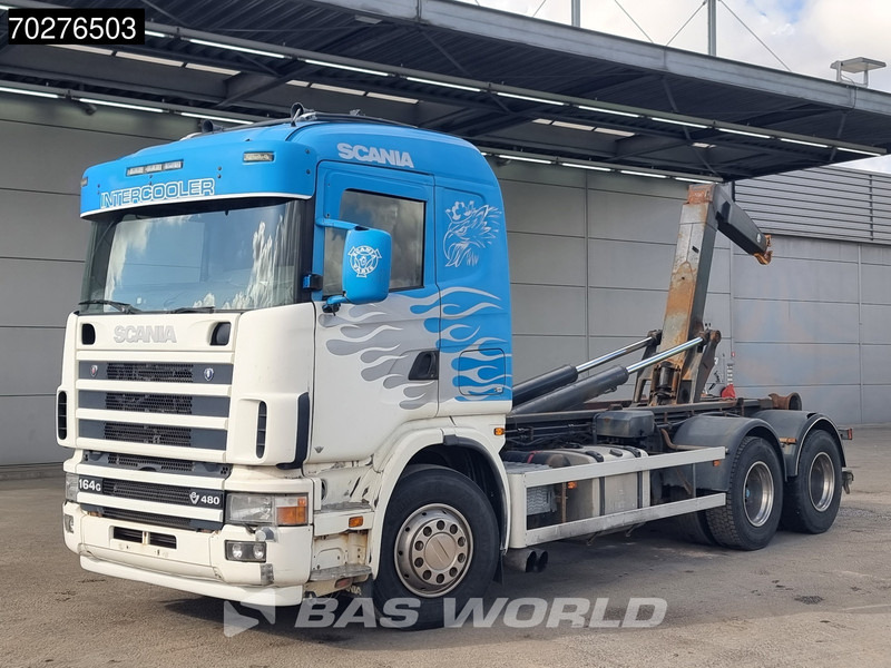 Scania R480 6X2 20tons Multilift LBS 20-570 Retarder Manual Euro 3 - Φορτηγό φόρτωσης γάντζου: φωτογραφία 3 Scania R480 6X2 20tons Multilift LBS 20-570 Retarder Manual Euro 3 - Φορτηγό φόρτωσης γάντζου: φωτογραφία 3