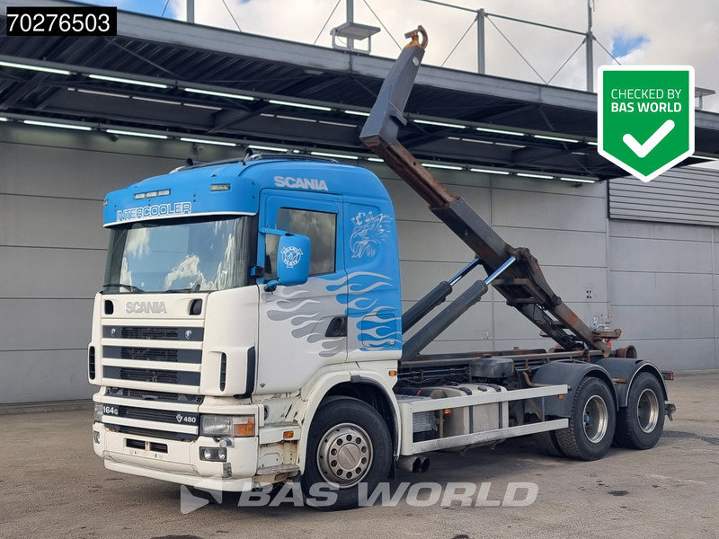 Scania R480 6X2 20tons Multilift LBS 20-570 Retarder Manual Euro 3 - Φορτηγό φόρτωσης γάντζου: φωτογραφία 1 Scania R480 6X2 20tons Multilift LBS 20-570 Retarder Manual Euro 3 - Φορτηγό φόρτωσης γάντζου: φωτογραφία 1