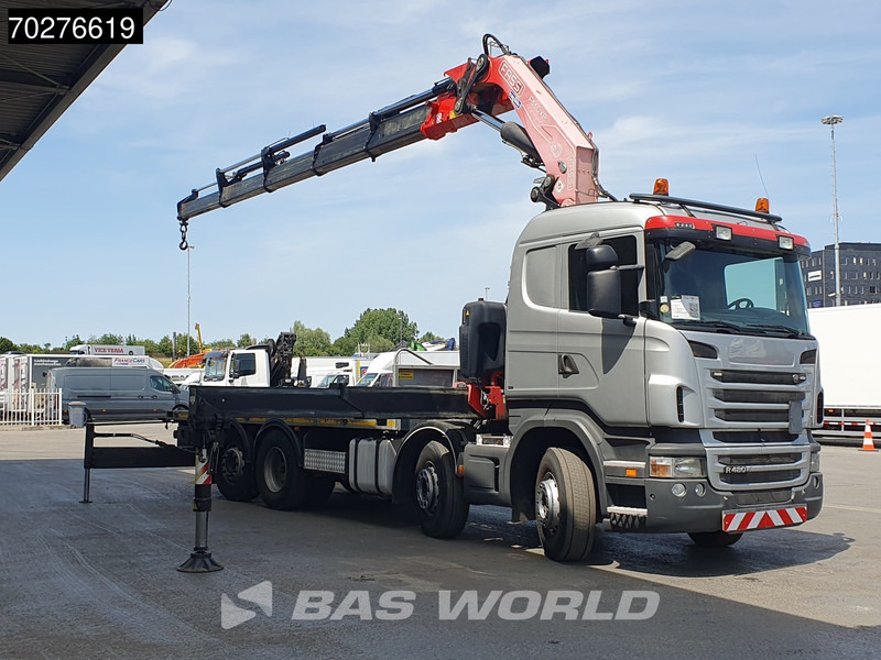 Scania R480 8X2 FASSI F660AXP.25 Manual Retarder Lift+Lenkachse Euro 5 - Φορτηγό με ανοιχτή καρότσα, Φορτηγό με γερανό: φωτογραφία 2 Scania R480 8X2 FASSI F660AXP.25 Manual Retarder Lift+Lenkachse Euro 5 - Φορτηγό με ανοιχτή καρότσα, Φορτηγό με γερανό: φωτογραφία 2