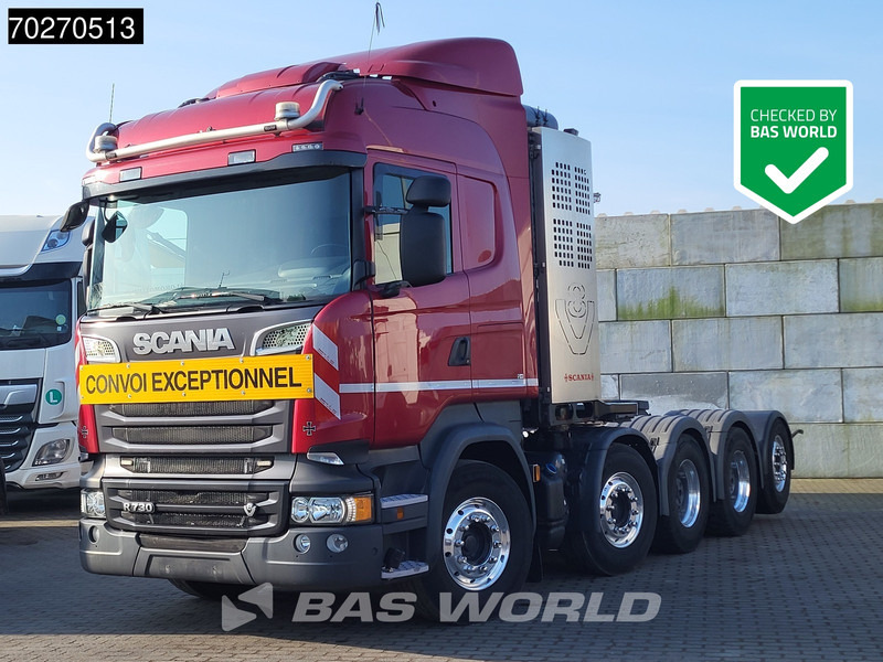 Scania R730 10X4 160T! Retarder 2x Tanks Big-Axle Drumbrakes Full-Air Hydraulik Navi Standklima Alcoa's - Τράκτορας: φωτογραφία 1 Scania R730 10X4 160T! Retarder 2x Tanks Big-Axle Drumbrakes Full-Air Hydraulik Navi Standklima Alcoa's - Τράκτορας: φωτογραφία 1