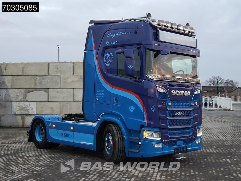 Scania S580 S 4X2 Full-Air Retarder 2xTanks Standklima Leder - Τράκτορας: φωτογραφία 3 Scania S580 S 4X2 Full-Air Retarder 2xTanks Standklima Leder - Τράκτορας: φωτογραφία 3