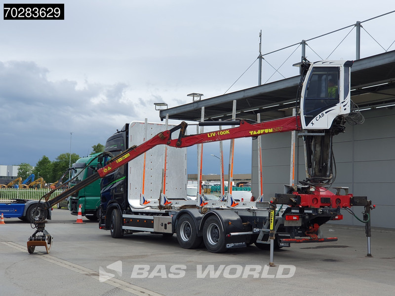 Scania S650 S 6X4 Tajfun LIV100K Kran Holztransport Retarder 3-Pedals Euro 6 - Φορτηγό ξυλείας, Φορτηγό με γερανό: φωτογραφία 5 Scania S650 S 6X4 Tajfun LIV100K Kran Holztransport Retarder 3-Pedals Euro 6 - Φορτηγό ξυλείας, Φορτηγό με γερανό: φωτογραφία 5