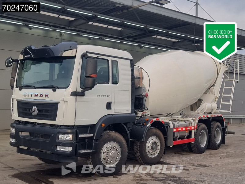 Sitrak G5 350 8X4 8m3 Liebherr HTM 804 H Mixer Big-Axle Steelsuspension - Μπετονιέρα φορτηγό: φωτογραφία 1 Sitrak G5 350 8X4 8m3 Liebherr HTM 804 H Mixer Big-Axle Steelsuspension - Μπετονιέρα φορτηγό: φωτογραφία 1