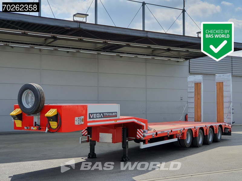 Vega STANDARD LOWBED 2 axles Lift + 2xLenkachse Hydraulic Ramps - Επικαθήμενο με χαμηλό δάπεδο: φωτογραφία 1 Vega STANDARD LOWBED 2 axles Lift + 2xLenkachse Hydraulic Ramps - Επικαθήμενο με χαμηλό δάπεδο: φωτογραφία 1