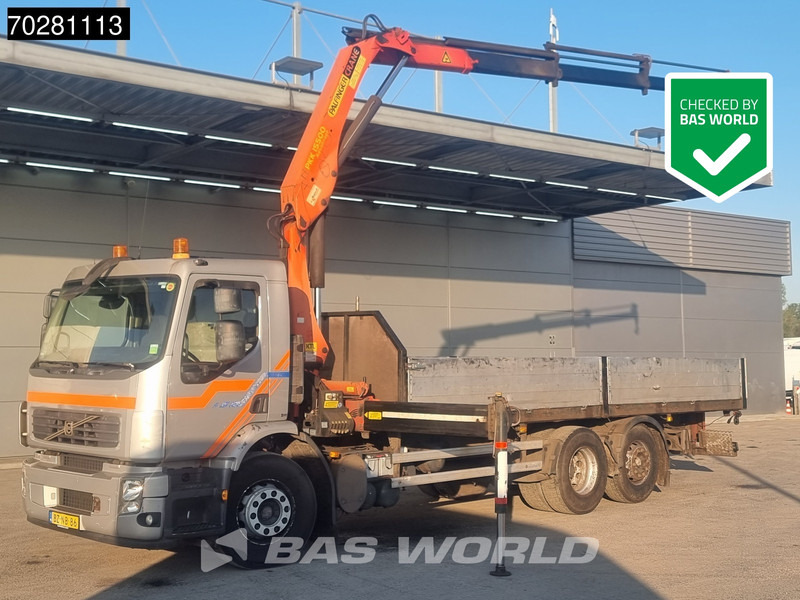 Volvo FE 280 6X2 NL-Truck Palfinger PK15500 Kran CraneManual Liftachse Euro 4 - Φορτηγό με ανοιχτή καρότσα, Φορτηγό με γερανό: φωτογραφία 1 Volvo FE 280 6X2 NL-Truck Palfinger PK15500 Kran CraneManual Liftachse Euro 4 - Φορτηγό με ανοιχτή καρότσα, Φορτηγό με γερανό: φωτογραφία 1